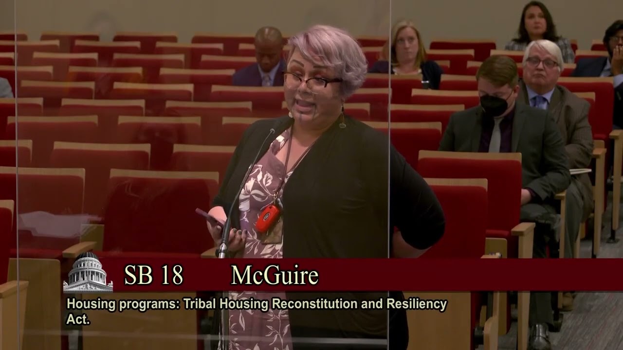 California Senate Housing Committee Hearing on SB18 - 4/18/2023