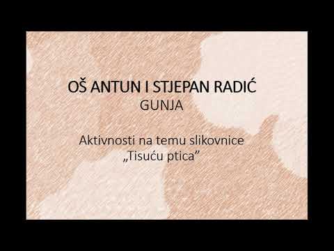 OŠ Antun i Stjepan Radić, Gunja - Tisuću ptica