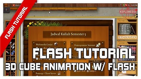 [Re-Upload] 3D Cube Animation with Macromedia Flash 8 (How To)