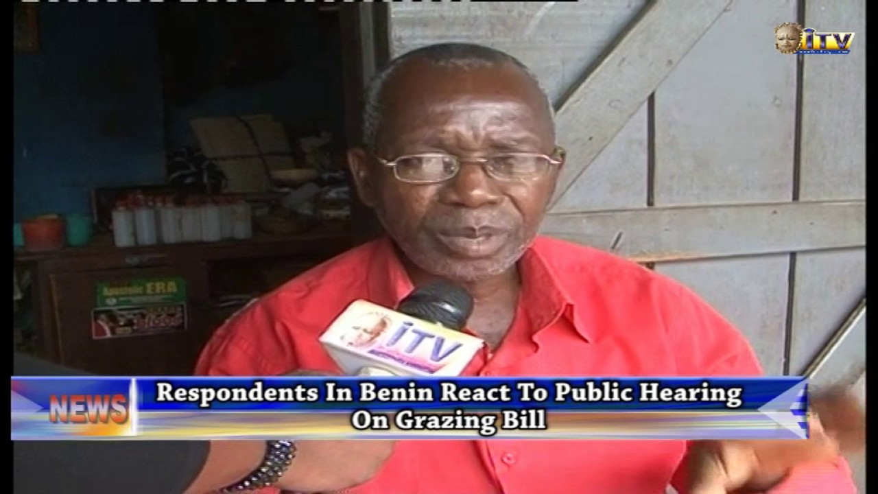 Respondents in Benin react to public hearing on grazing bill