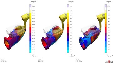 Gating optimization gravity die casting with using Magma5.3