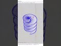 Creating a smart spiral ramp design for a multi-level parking garage in SketchUp.