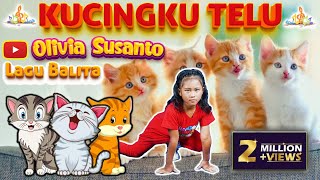 Lagu anak terpopuler | Kucingku Telu Kabeh Lemu Lemu | Kucing Lucu Meong Meong -artis Olivia Susanto