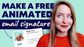 Free Email Signature Generator With Animated Images!