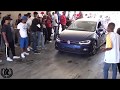 **MUST WATCH** Modified Cars leaving Cars, Coffee and Donuts show (HD)