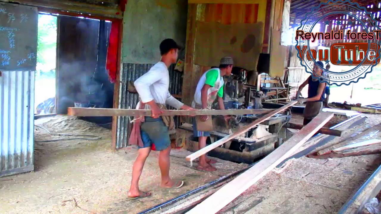 Pemotongan kayu bag 37 bikin papan dari kayu bulat 