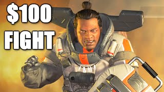 so I made my friends fight over $100 in apex legends