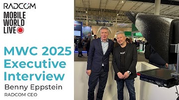 RADCOM CEO Benny Eppsten on 5G AIOps Strategy with NVIDIA & ServiceNow | MWC 2025 | RADCOM