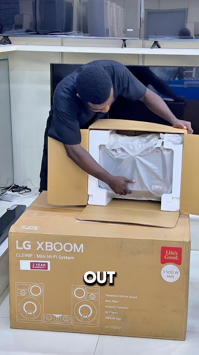 UNBOXING THE LG XBOOM
