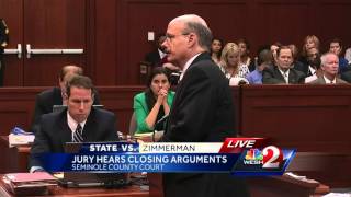 State Prosecutor Points At Geroge Zimmerman At End Of Closing Argument