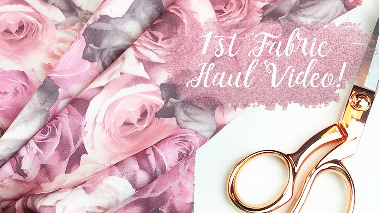 First Ever Fabric Haul Video!