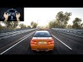 Forza Horizon 4 - 2010 BMW M3 GTS (Steering Wheel + Paddle Shifter) Gameplay