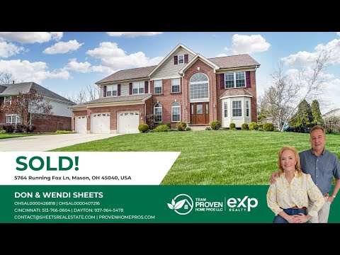 5764 Running Fox Lane, Mason, OH home video tour