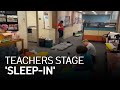 San Francisco Teachers Stage ‘Sleep-In' at District Offices