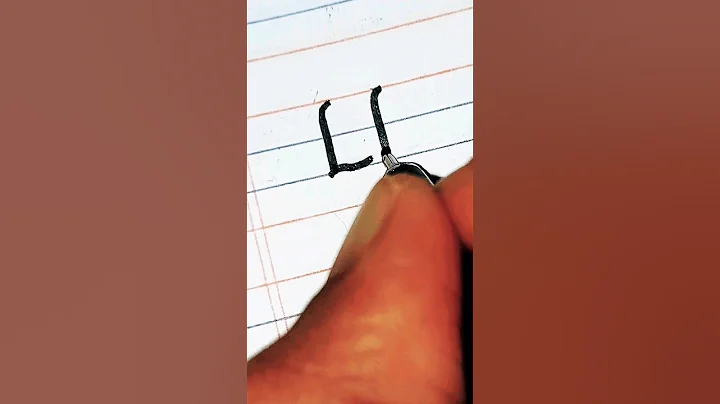 How to write capital letter 'L' and small letter 'l' #handwriting #shorts