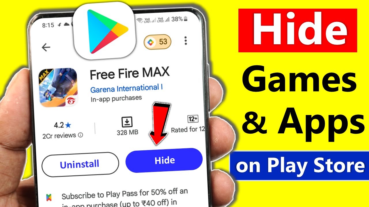 how to hide apps and games in play store | play store me app hide kaise ...