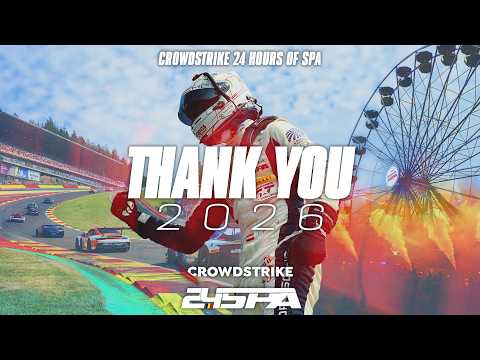 CrowdStrike 24 Hours of Spa 2026 - THANK YOU ❤️