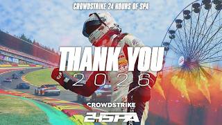 CrowdStrike 24 Hours of Spa 2026 - THANK YOU ❤️