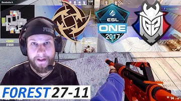 f0rest 27-11 POV / NiP vs G2 / ESL One Cologne 2017