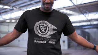 Come to the raiders side star wars x oakland shirts