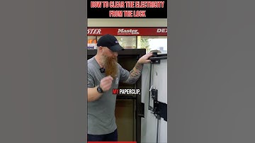 How To CLEAR The Electricity From Your Securam Lock
