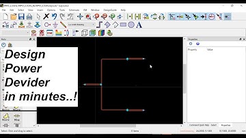 Wilkinson power divider design using ADS.