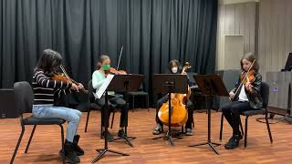 STEP Chamber music camp 2022. First Miniature String Quartet by David Stone