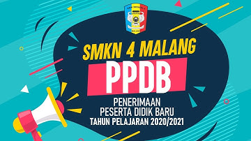 PPDB Online 2020 | Tata Cara Pendaftaran Jalur Perpindahan OrangTua SMK Negeri 4 Malang