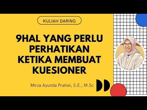 Video: Apa itu kuesioner terstruktur yang tidak tersamar?