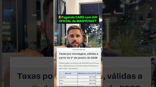 Pagando caro com API OFICIAL do Manychat? Se inscreva no canal pra saber mais #comovender