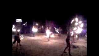 2013 NEW Clearwater Beach, FL Fire Circle All Burn by Platinum Drone Productions 437 views 10 years ago 35 seconds