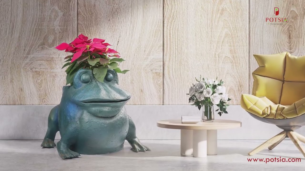 Turquoise Toad Animal Pot: The Quirky and Fun Way to Add a Touch of Personality to Your Home