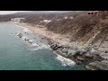 Пляж базы отдыха Жемчужина в бухте Солнечная, Владивосток 4К 2160р