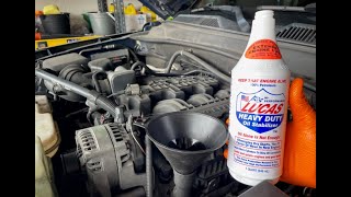 Lucas Oil Stabilizer reduces engine tick and knock on 190k motor