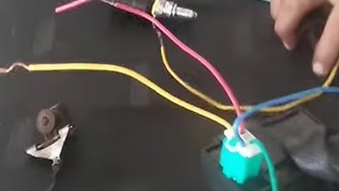 CDI 4 pin demo connection DC drive or battery operated.