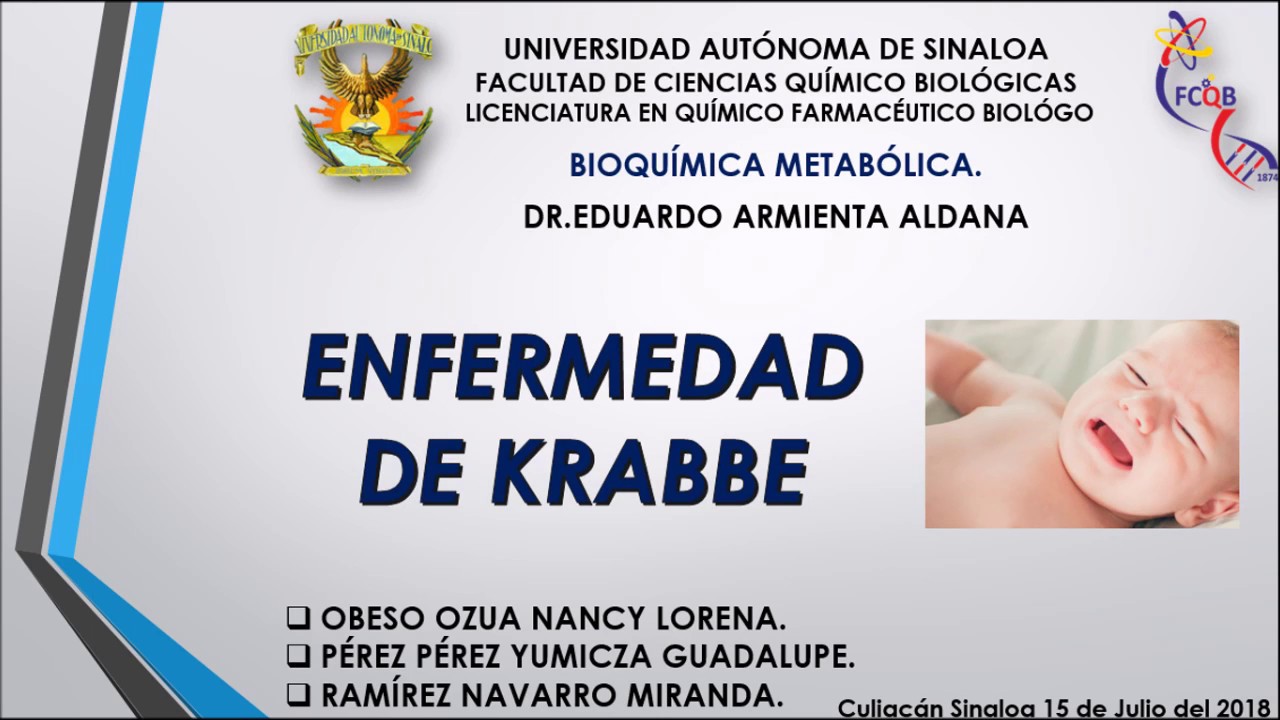 Enfermedad de Krabbe YouTube Enfermedad de Krabbe YouTube