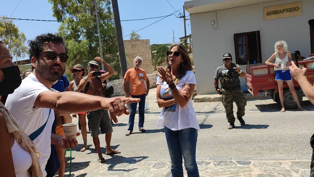 αγώνας για το νερό στην Γαύδο.