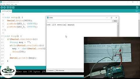 [TUTORIAL] Menyalakan LED dengan Komunikasi Serial - Komunikasi Serial Arduino sebagai Trigger