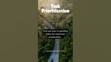 Find out how to prioritize tasks for maximum productivity #shorts #productivitytips