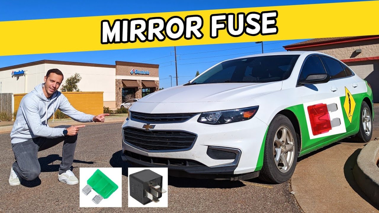 passenger side panel side mirrorwith signal for a 2018 malibu lv