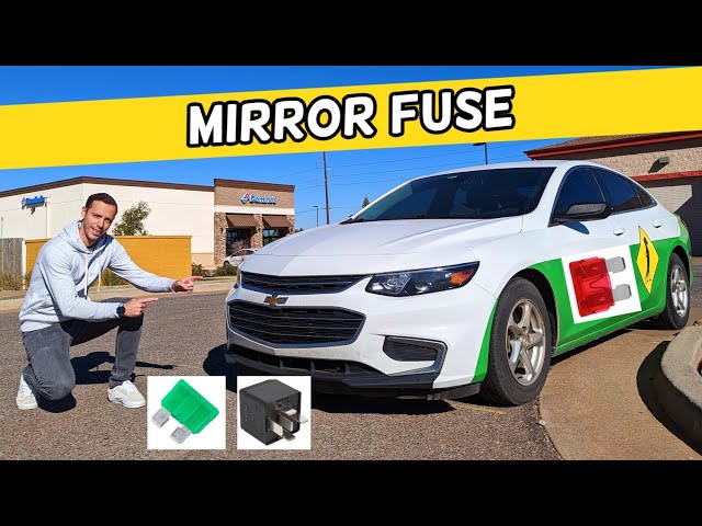 passenger side panel side mirrorwith signal for a 2018 malibu lv
