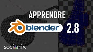 13-Apprendre Blender 2.8 - Déplier les UVs de la guitare