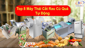 Máy Thái Cắt Rau Củ Quả Tự Động (Cà rốt, khoai tây, bắp cải, dưa chuột, đu đủ,...)|Điện máy 3G
