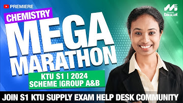 S1 KTU| CHEMISTRY | GROUP A&B  MODULE 2 | Marathon Youtube Premiere Class | 2024