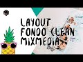 Tutorial Layout mixmedia clean - un color