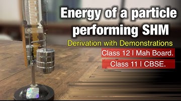 Oscillations 04 | Energy of a Particle Performing SHM | Class 12 | Your Physics Class