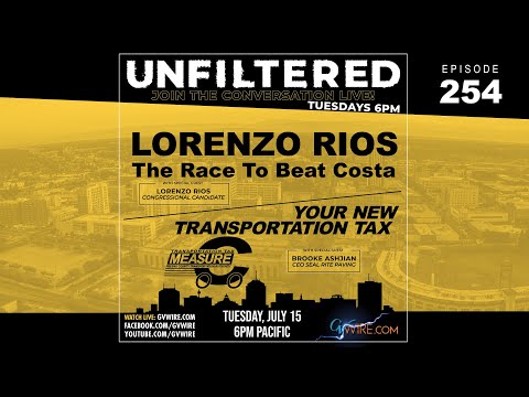 UNFILTERED #254 | Lorenzo Rios The Race To Beat Costa | Your New Transportation Tax! UNFILTERED #254 | Lorenzo Rios The Race To Beat Costa | Your New Transportation Tax!