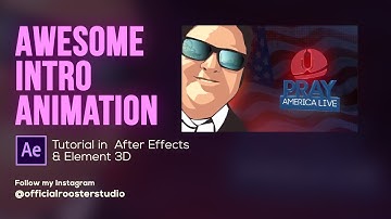 After Effects Tutorial: Awesome 3d Intro Animation in Element 3d