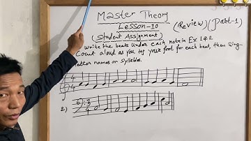 Student Assignment | Master Theory | lesson 10 part 1
