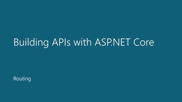 Routing :: Module 4 - Building APIs with ASP.NET Core